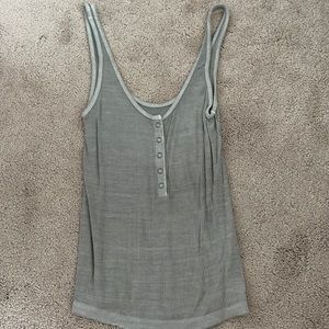 American Eagle, XS soft & sexy ribbed olive green tank